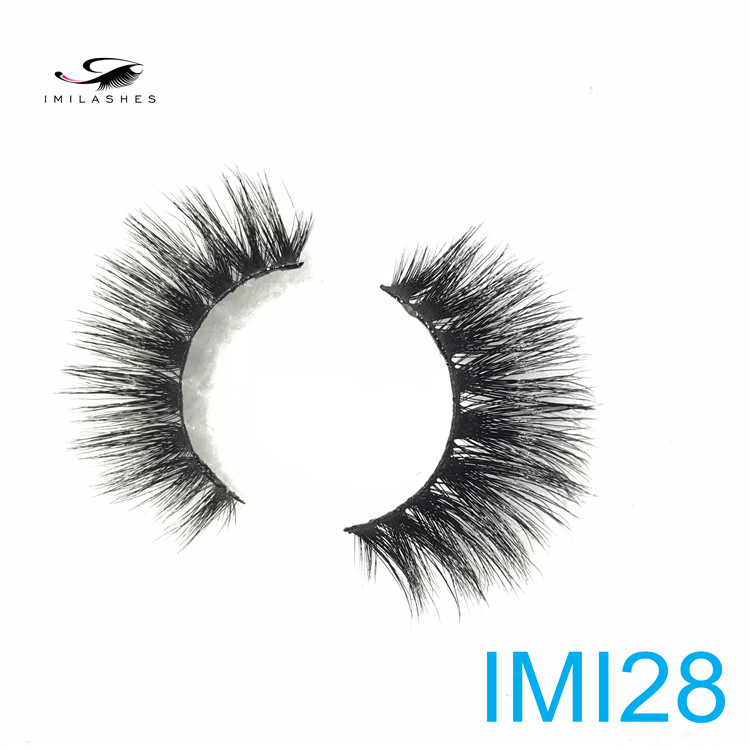 25mm length real mink fur eyelashes